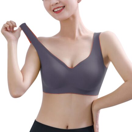 Womens Sports Bras Comfort Seamless Full Coverage Wireless Bras Yoga Sleep Underwear No Underwire Gathered Push Up Bras Tube Top - Image 10