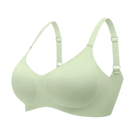 Ultra Thin Sports Bra Comfortable Traceless Full Coverage Bras For Women Wireless Soft Support Adjustable Strap Solid Bra - Image 13