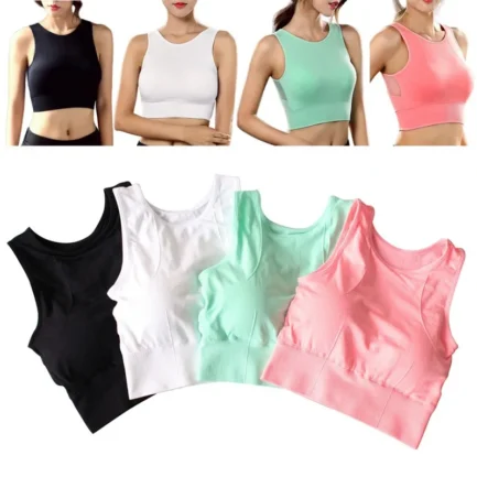 Women's Wire Free Sport Bras Everyday Bras Comfortable Active Bra Running Exercise Yoga Beautiful Back Fasting Dry Bras - Image 7