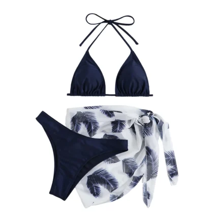 Summer Sexy Bathing Suit Suspender Triangle Split Light Three Piece Cool Breathable Swimsuit Female Swimwear Vacation Outfits - Image 8