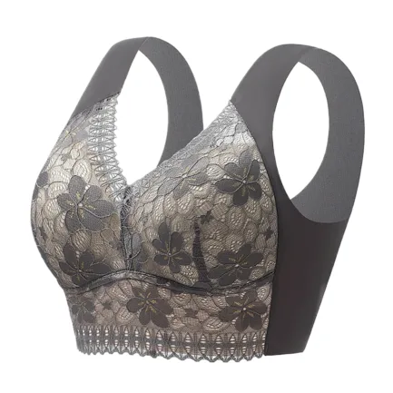 Non-Marking Breathable Sexy Lingerie Female Underwear Solid Colour Floral Print Push Up Bra Lace Buttonless Sports Sexy Bras - Image 7