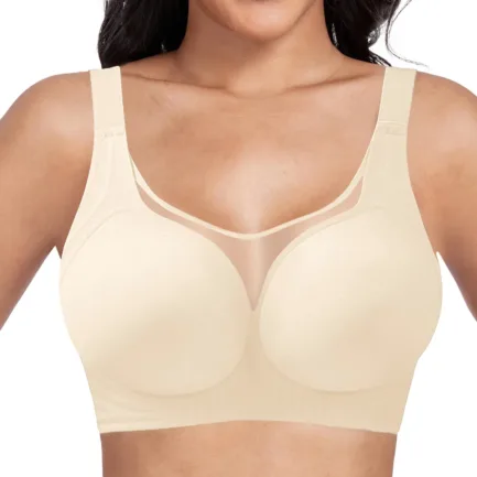 Women'S Without Underwire Seamless Bra Breathable Bralette Minimiser Bra T Shirt Sleep Bra With Additional Lingerie Underwear - Image 11