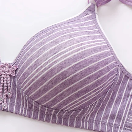 New Top Seamless Women's Underwear Plus Size Gathered Non-slip No Steel Ring Sexy Sling Beautiful Back Bra - Image 26