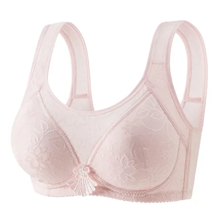 Women Casual Breathable Top Bra Underwear Without Steel Ring Gathering And Adjusting Bra Strapless Bra for plus Size Women - Image 11