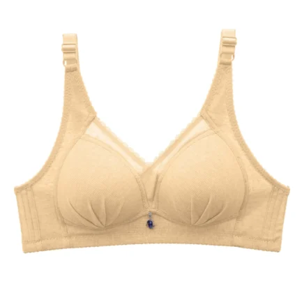 Wirefree Comfortable Bra Women Female Underwear Stretchable Straps Breathable Bras For Womens Lightweight Soft Gathered Bralette - Image 13