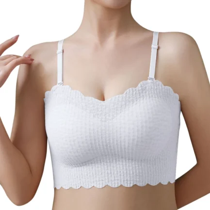 Womens Seamless Unwired Strapless Women Sexy Solid Tube Tops Female Girls Sling Breast Warp Bra Student No Steel Ring Underwear - Image 3