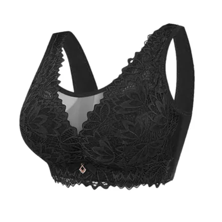 Women's Deep V Traceless Latex Gathered And Breathable Adjustable And Sexy Bra Sports Bras for Women One Shoulder Sports Bra Set - Image 9