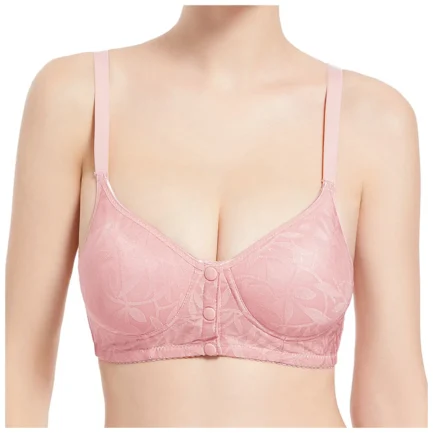 Women Sexy Front Button Bras Deep V Underwire Push Up Lingerie Brassiere Shaping Cup Adjustable Shoulder Strap Large Size Bra - Image 15