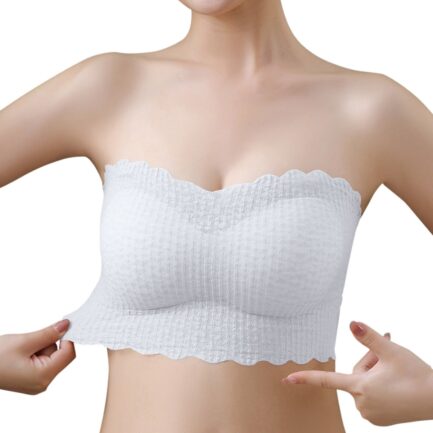Womens Seamless Unwired Strapless Women Sexy Solid Tube Tops Female Girls Sling Breast Warp Bra Student No Steel Ring Underwear - Image 11