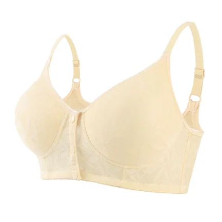 Women Sexy Front Button Bras Deep V Underwire Push Up Lingerie Brassiere Shaping Cup Adjustable Shoulder Strap Large Size Bra - Image 6