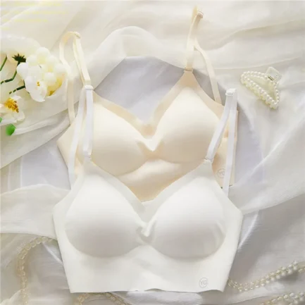 Strapless Underwear Women Invisible Bra Deep U Plunge Bras Backless Top for Dresses Sexy Lingerie with Transparent Strap Push Up - Image 23