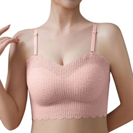 Womens Seamless Unwired Strapless Women Sexy Solid Tube Tops Female Girls Sling Breast Warp Bra Student No Steel Ring Underwear - Image 8