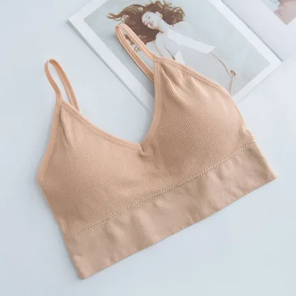 Sports Bras Women Backless Anti-Sweat Fitness Top Woman Seamless Bra Shockproof Crop Top Push Up Sport Bra Gym Workout Top - Image 16