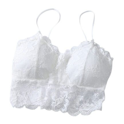 Bras For Women Summer Lace Bra With Pads Easy Comfort Bra Active Everyday Push Up Bralette Vest Wireless Brassiere Bra - Image 10