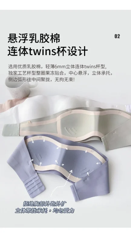 Women Seamless Tube Strapless Bra Chest Wrap Bandeau Wireless Breathable Underwear Tops Non Slip Invisible Bralette Push Up Bras - Image 15