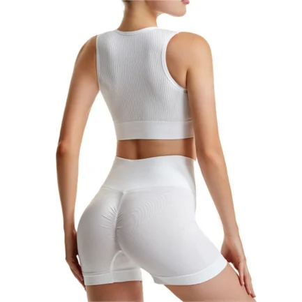 Bra Sets Anti-sagging Sports bra set No steel rings Fitness clothing Female running shockproof Beauty tank top Sets - Image 12