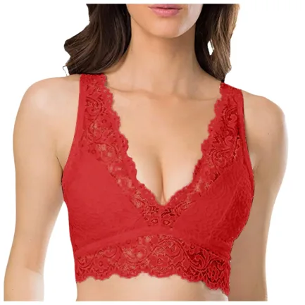 Women Lace Bra Underwire Cotton Bras Female Plus Size Lingerie Sexy Underwear No Underwire Brassiere Bralette Women Tank Top - Image 12
