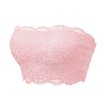 Ladies Sexy Chest Wrapping Bra Women Plus Size Seamless Lace Underwear Women Strapless Solid Color Briefs Sexy Lingeries трусы - Image 8