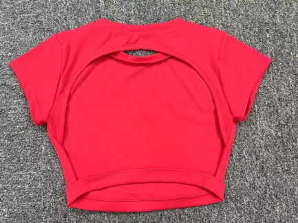 Hearuisavy Sports Shirts Breathable Workout Tops Fitness Sportswear Female Backless Yoga Clothing Sport Crop Tops Women Gym Top - Image 33