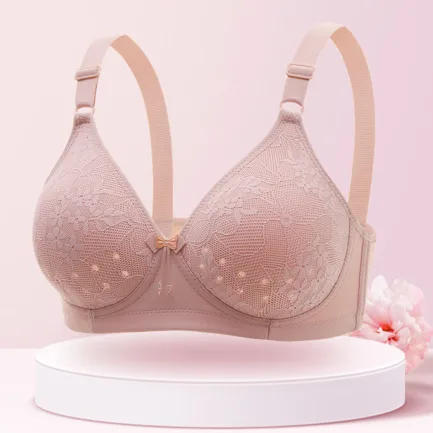 2024 New Thin Lacel Ring Comfortable Breathability Underwear Large Size Brater Buckle Female Bra With Support And Lift Bras - Image 5