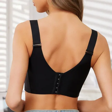 Sexy Lace Solid Color Convertible Straps Back Closure Seamless Underwear Large Size One-piece Gather Sport Sleep Beauty Back Bra - Image 3