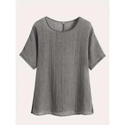 Hot Selling Fashion T-shirt Short Sleeved Round Neck Women's T-shirt Fashionable Lightweight Soft and Casual Summer Top - Image 8