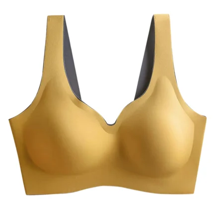Womens Sports Bras Comfort Seamless Full Coverage Wireless Bras Yoga Sleep Underwear No Underwire Gathered Push Up Bras Tube Top - Image 4