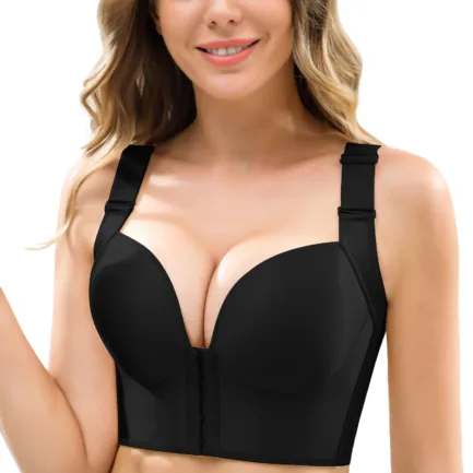 Women Front Closure&Wide Straps Longline Cup Full Coverage Sports Bras for Girls Light Sports Bra Bra Women Sports for Women Bra - Image 9