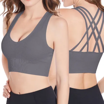 Sexy Women Underwear Bra Women'S Sexy Large Size Integrated High Strength Shockproof Yoga Running Lenceria Mujer Sexy Push Up - Image 12