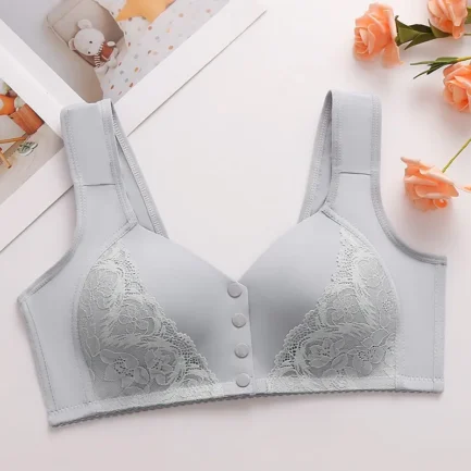 Women'S Non Steel Ring Lace Tank Top Bra Large Size Gathered To Collect Side Breasts Bra Underwear Medium Female Intimates - Image 13