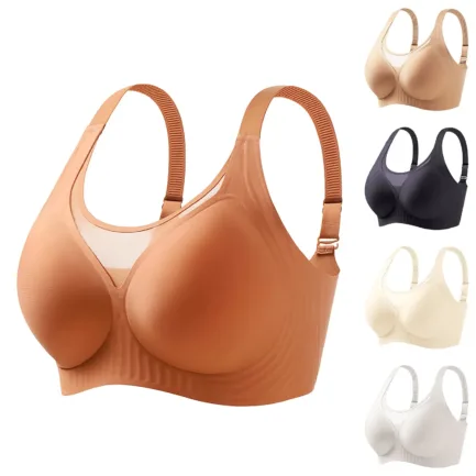 Women'S Without Underwire Seamless Bra Breathable Bralette Minimiser Bra T Shirt Sleep Bra With Additional Lingerie Underwear - Image 15