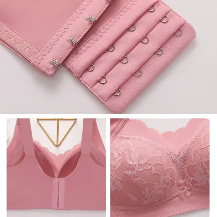 Women'S Plus Size Breathable Bra Without Steel Rims Gathered With Complementary Breasts Sexy Lingerie Bra Womens Bra Wireless - Image 5