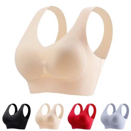 Soft Comfortable Women'S Bras Sexy Shoulder Strap Underwear Smooth Breathable Lingerie Bralette Push Up Solid Wireless Thin Bras - Image 7