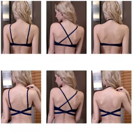 Seamless Deep V Lingerie Sexy Push Up Bra U Backless Bras Women Wedding Underwear Sport Yoga Low Cut Open Back Dresses Invisible - Image 2