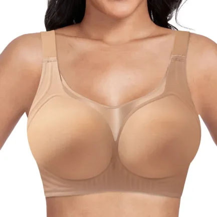 Women'S Without Underwire Seamless Bra Breathable Bralette Minimiser Bra T Shirt Sleep Bra With Additional Lingerie Underwear - Image 8