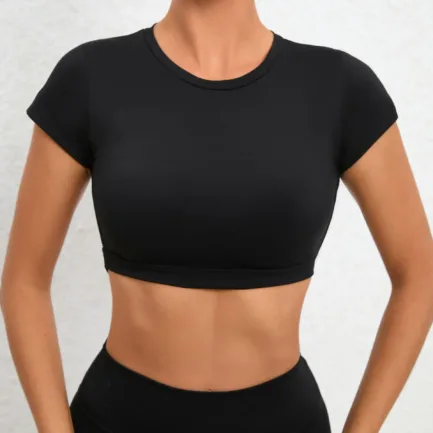 Hearuisavy Sports Shirts Breathable Workout Tops Fitness Sportswear Female Backless Yoga Clothing Sport Crop Tops Women Gym Top - Image 9