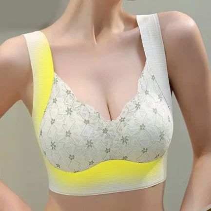 Front Lace Bras For Women Seamless No Underwire V Neck Push Up Bralette Tops Sexy Lingerie Brassiere Soft Comfort Breathable Bra - Image 16