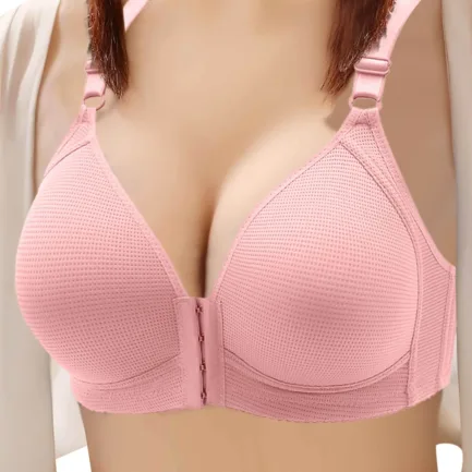 46-52 Plus Size Bra For Big Breasted Women Adjustment Thin Wire Gathering Bralette Tops Large Bra Underwear Movement Lingerie - Image 3