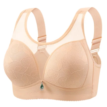 Large Size Soft Bra Female'S Gathered Bralette Non Steel Ring Comfortable Underwear Gathering Soft Light Bra Breathable белье - Image 14