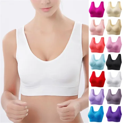 Women's Push Up Wireless Bra Comfort Support Wireless Bra Everyday Underwear Breathable Yoga Sports Bra Female Street Wear - Image 22