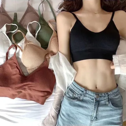 Sports Bras Women Backless Anti-Sweat Fitness Top Woman Seamless Bra Shockproof Crop Top Push Up Sport Bra Gym Workout Top - Image 5