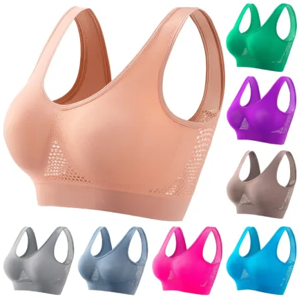 Women's Fashionable Sport Bra One Shoulder Sports Bra Top Bras for Women Women Bras Wireless Front Closure Work Out Bras - Image 5