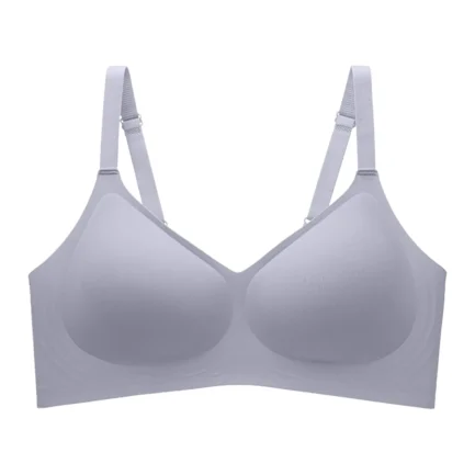 Ultra Thin Sports Bra Comfortable Traceless Full Coverage Bras For Women Wireless Soft Support Adjustable Strap Solid Bra - Image 8
