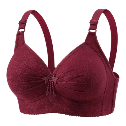 Women'S Adjustable Sports Underwear Extra Elastic Breathable Push Up Trim Bra Solid Color Large Size Breathable Comfortable Bra - Image 12
