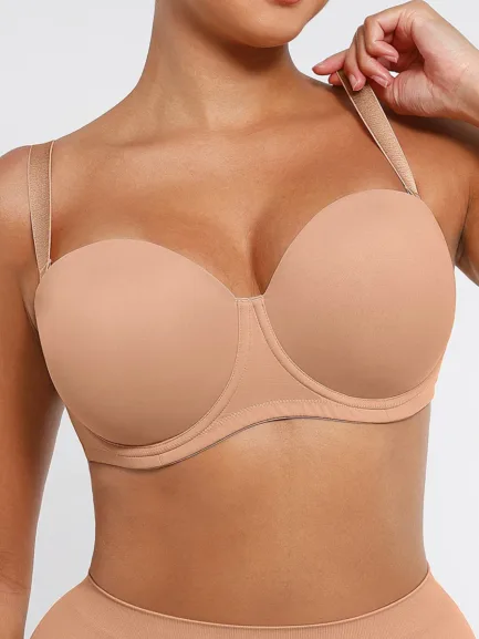 Women Wholesale 1/2 Cup Underwire Bra with Detachable Straps Shapewear Bust Support Push Up Gathering New Bra Underwear - Image 21