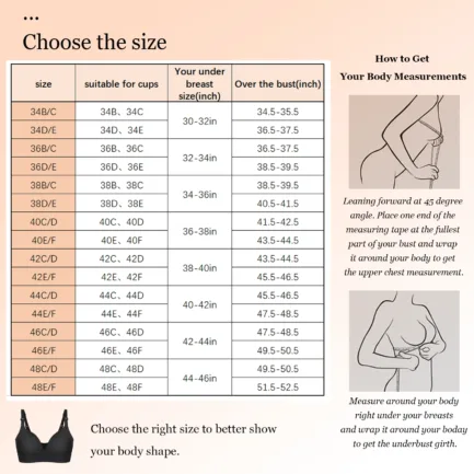 Women Plus Size Deep Cup Bra Hide Back Fat Full Back Coverage Underwire Bra Shaper Comfort Bra Push up underbust Shapewear - Image 6
