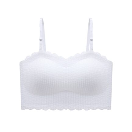 Womens Seamless Unwired Strapless Women Sexy Solid Tube Tops Female Girls Sling Breast Warp Bra Student No Steel Ring Underwear - Image 26