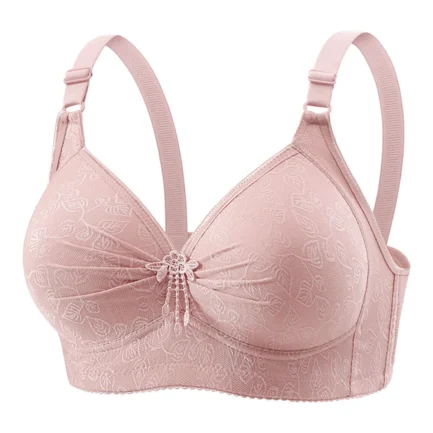 Women'S Adjustable Sports Underwear Extra Elastic Breathable Push Up Trim Bra Solid Color Large Size Breathable Comfortable Bra - Image 10