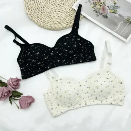 Women Sexy Lingerie Triangle Cup Brassiere Wire Free Bra Underwear Bras for Girls Womens Without Steel Rings French Traceless - Image 5