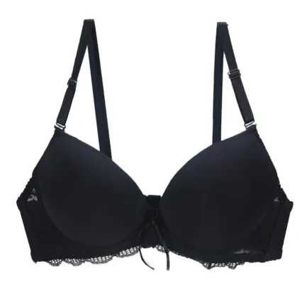 2024 New Sexy Push Up Bra For Women Pink Blace Blue Green Khaki Purple Brassiere BCDE Cup Underwear Underwire Plus Size Lingerie - Image 4